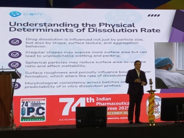 Technical lecture at IPC 2025, Bengaluru.