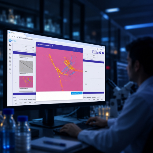 CLAIRITY™ PARTICLE – Asbestos Identification | PLM System for Talc Testing Banner
